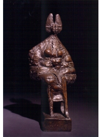 Seated Queen Maquette by Ralph Brown