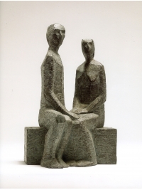 Couple II Maquette by Terence Coventry