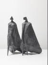 Walking Cloaked Figures II by Lynn Chadwick
