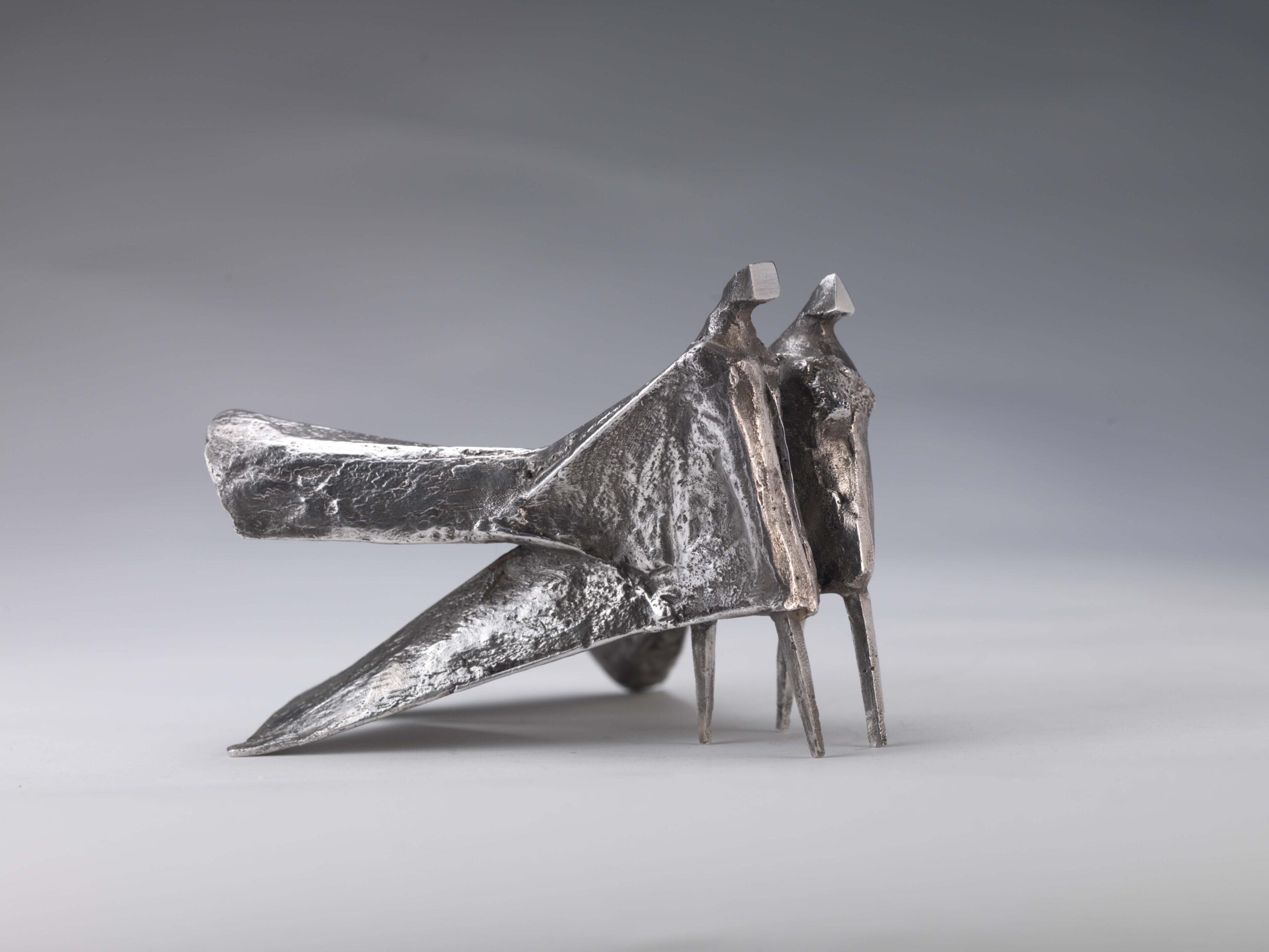 Maquette IV Walking Cloaked Figures