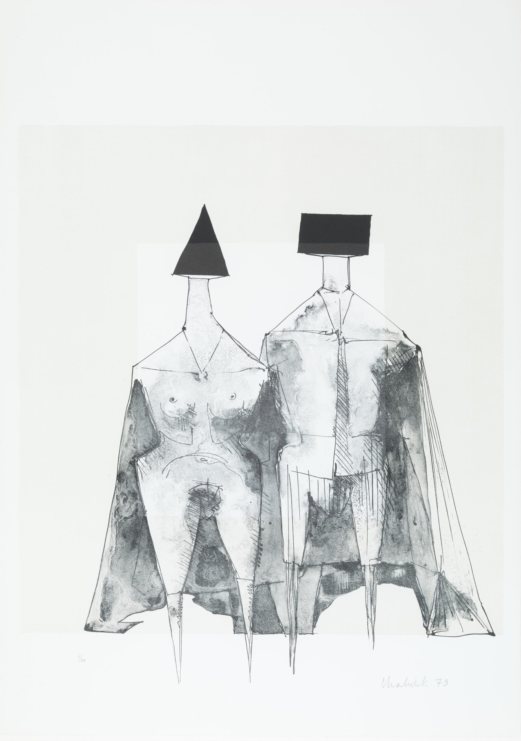 Two Standing Figures