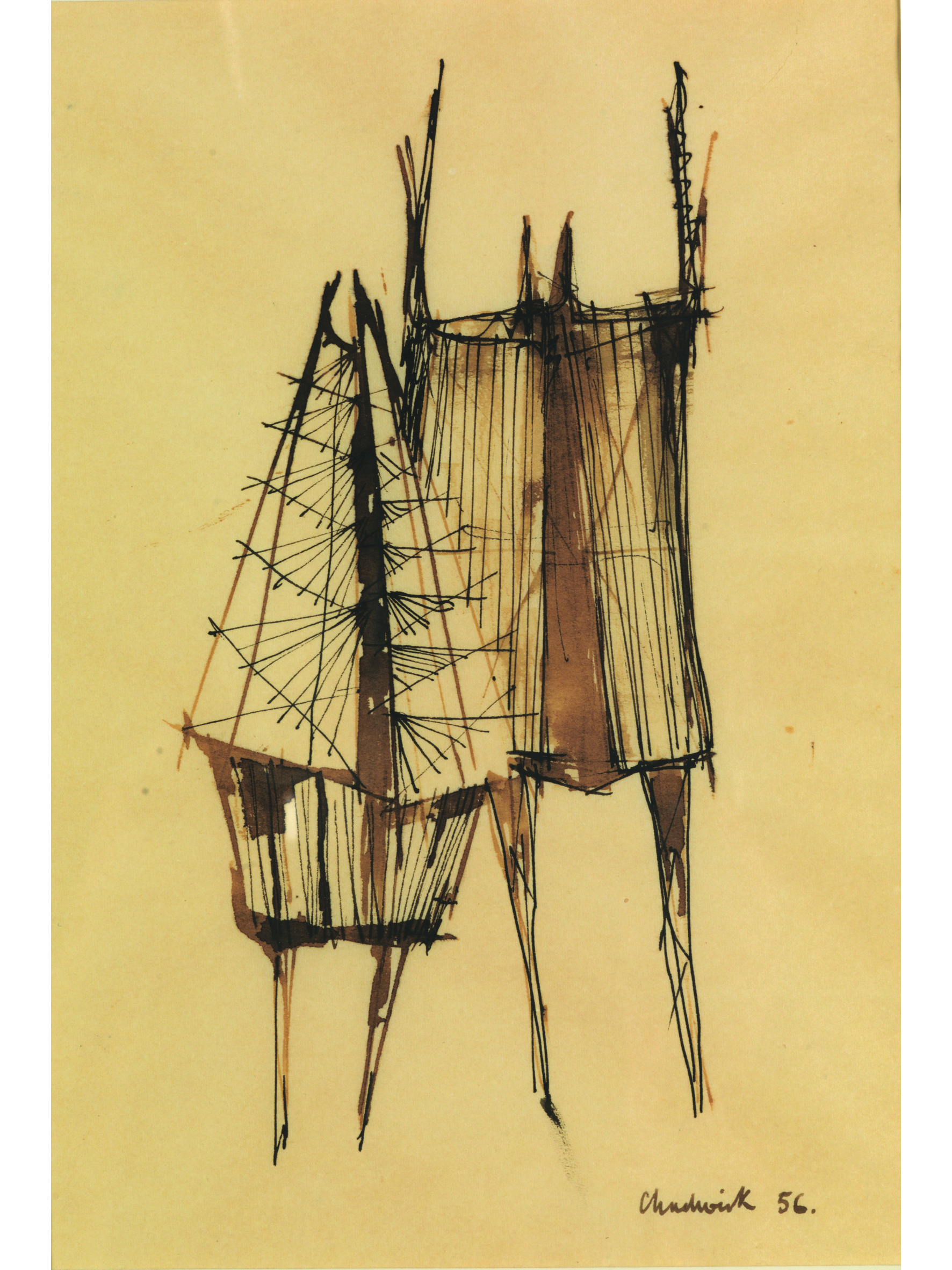 Lynn Chadwick draughtsman