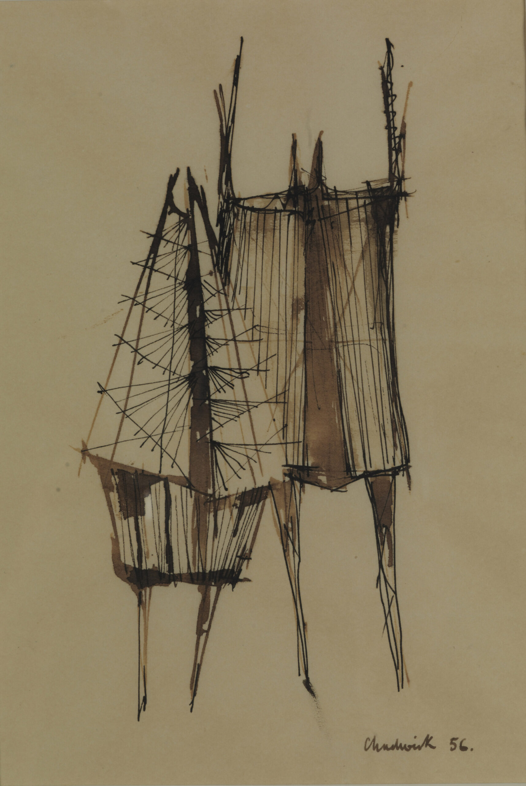 Lynn Chadwick draughtsman
