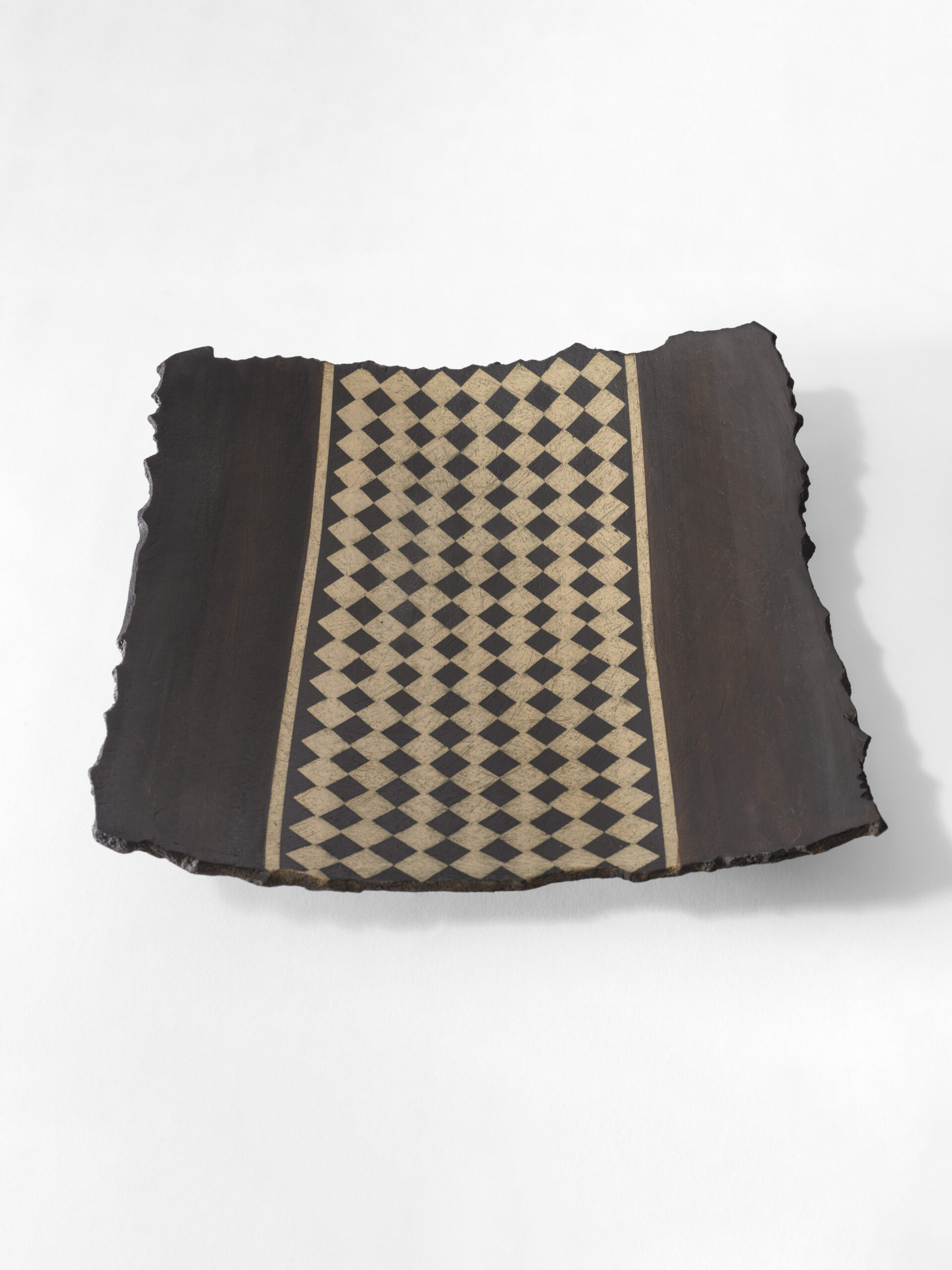 Black and White Chequered Dish