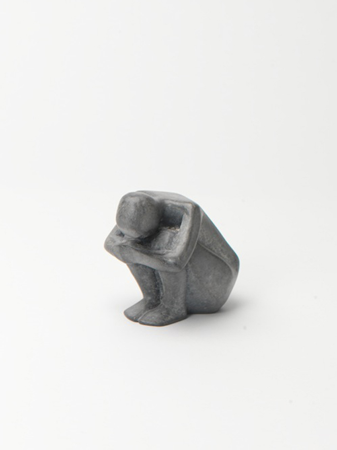 Miniature Crouching Figure