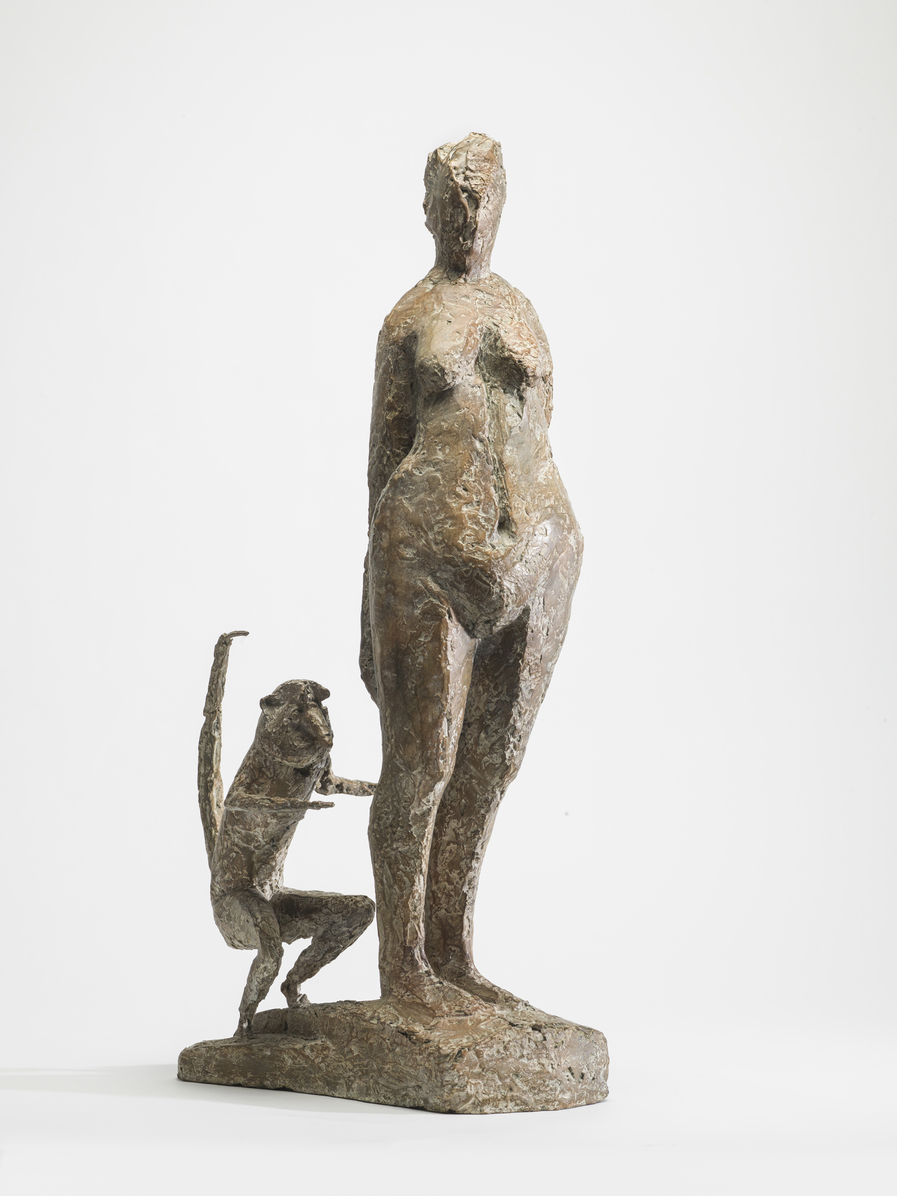 Woman with Monkey
